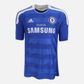 Squad Signed Chelsea Shirt 2012 Champions League Final [16 Autographs]