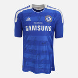 Framed Squad Signed Chelsea Shirt Home 2012 CL Final [Classic]
