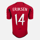Christian Eriksen Signed Manchester United Shirt 2023-24 Home [14]