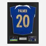 Framed Cole Palmer Signed Chelsea Shirt 2023-24 Home [Modern]