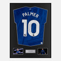 Framed Cole Palmer Signed Chelsea Shirt Home 2025-26 [Classic]
