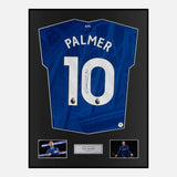 Framed Cole Palmer Signed Chelsea Shirt Home 2025-26 [Classic]