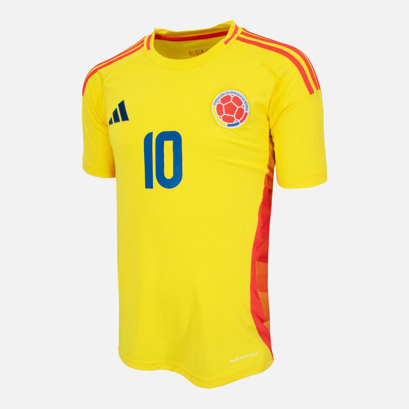 James Rodriguez Signed Colombia Shirt 2024-25 Home [Front]