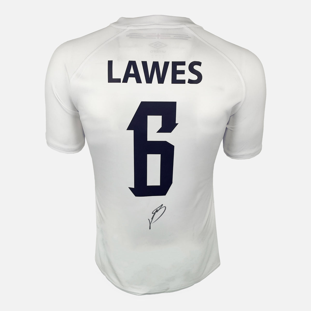 Courtney Lawes Signed England Rugby Shirt 2023 World Cup Home [6] — England Rugby signed shirt from the 2023 season | The Vault