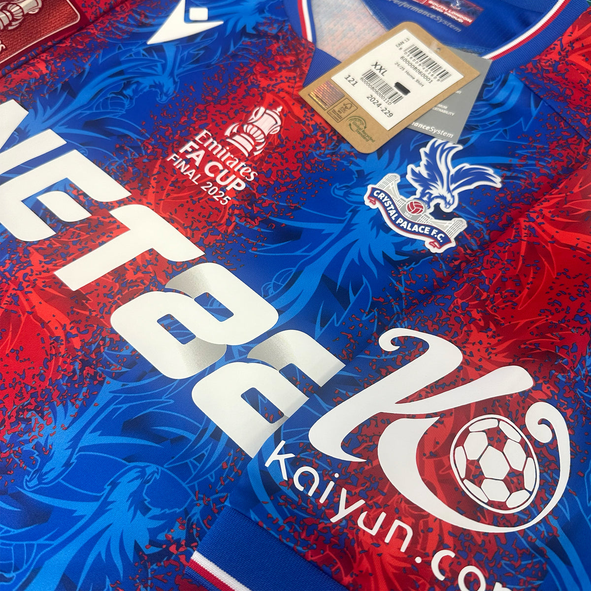 2025 Crystal Palace Home Shirt FA Cup Final Winners [New] — Looking after your new Crystal Palace Home shirt | The Vault
