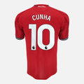 2025-26 Manchester United Authentic Home Shirt Cunha 10 [New] XL
