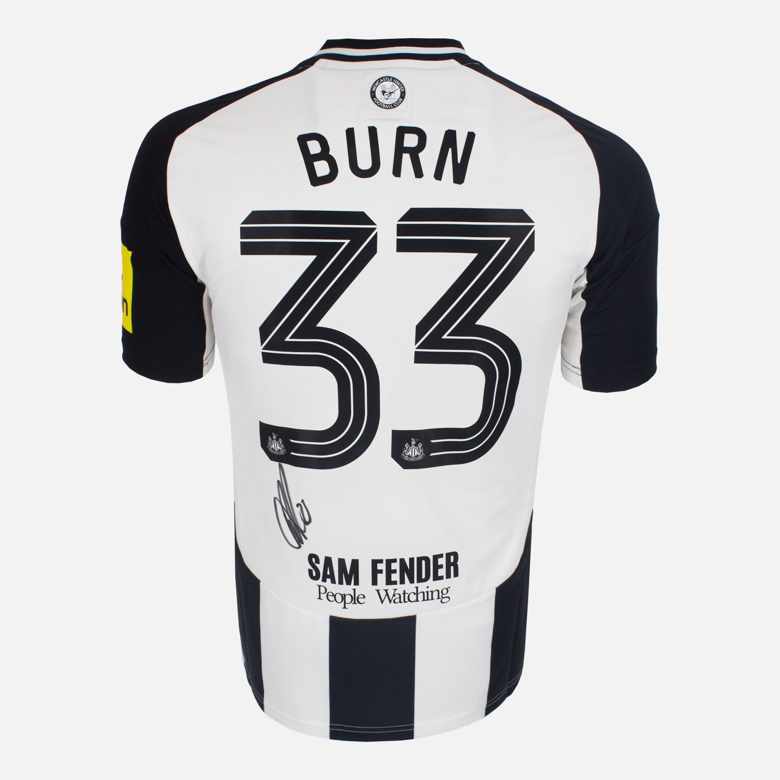Dan Burn Signed Newcastle United Shirt | Vault Verified