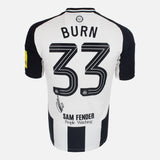 Framed Dan Burn Signed Newcastle United Shirt 2025 Final [Classic]