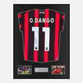 Framed Dango Ouattara Signed Bournemouth Shirt Home 2023-24 [Classic]