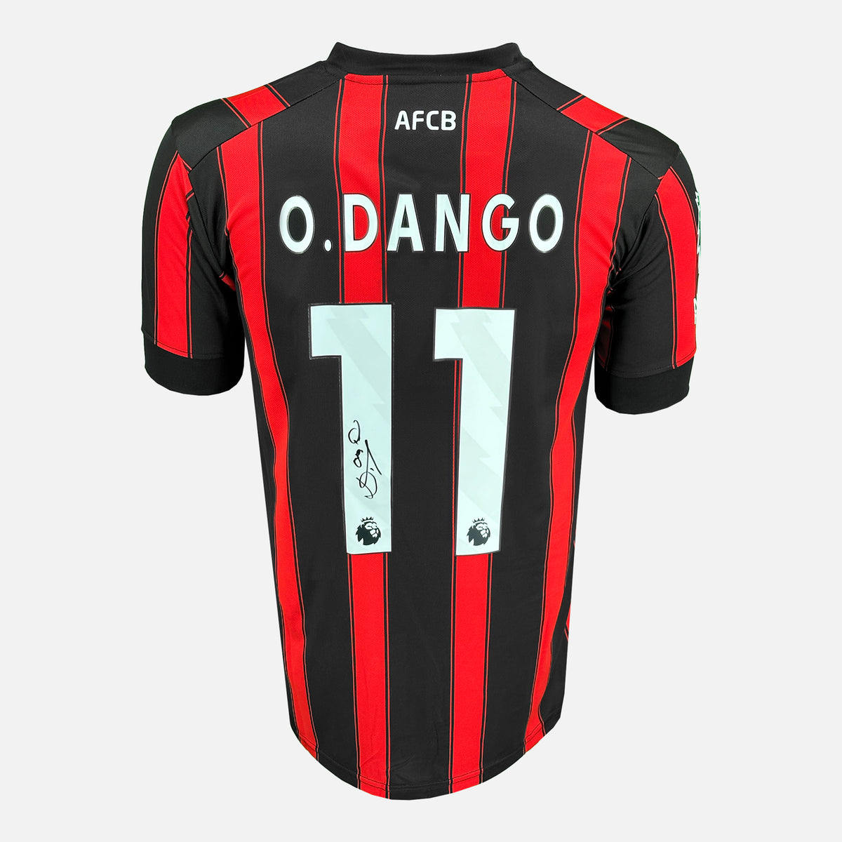 Dango Ouattara Signed Bournemouth Shirt 2023-24 Home [11] — Bournemouth signed shirt from the 2023 to 2024 season | The Vault