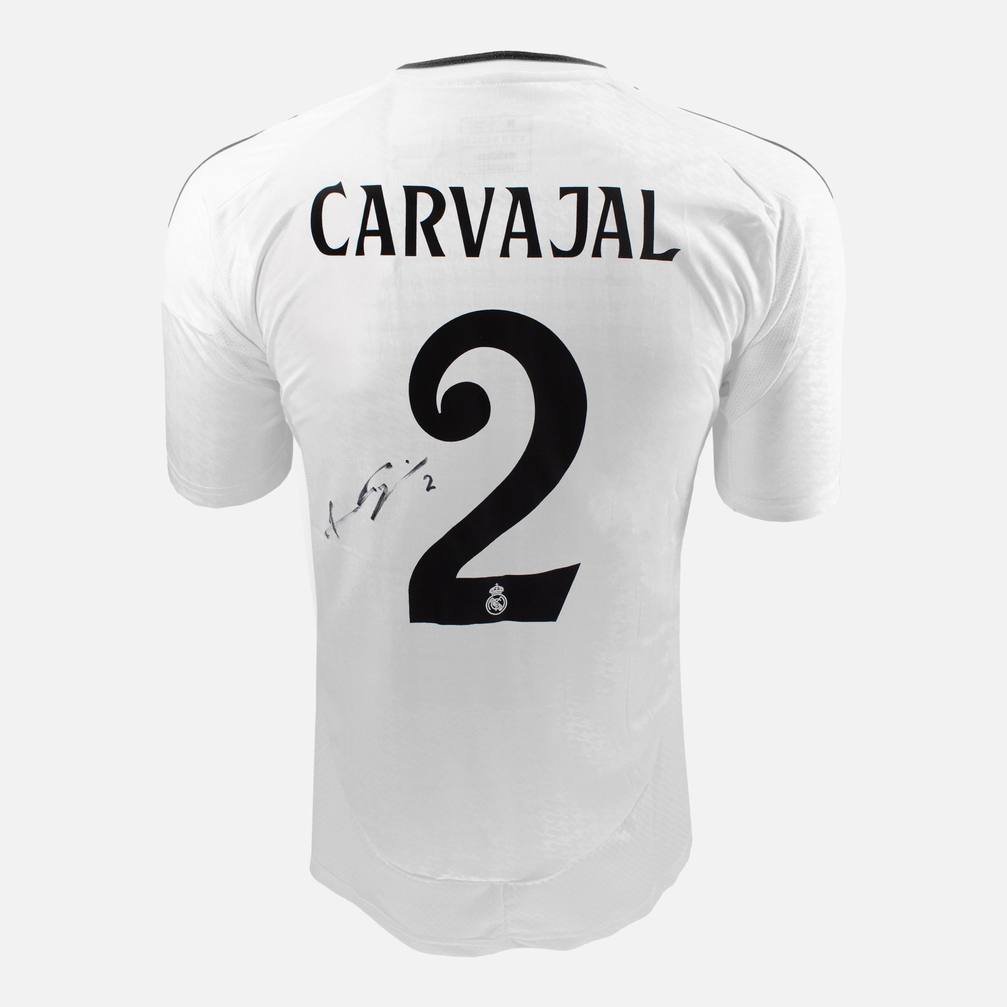 Real Madrid CARVAJAL 2 ユニフォーム Dani-Carvajal-Signed-Real-