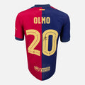Dani Olmo Signed Barcelona Shirt 2024-25 Home [20]