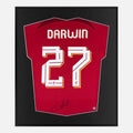 Framed Darwin Nunez Signed Shirt, Liverpool Home [Lite]