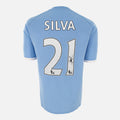 David Silva Signed Manchester City Shirt 2010-11 Home [21]
