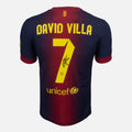 David Villa Signed Barcelona Shirt 2012-13 Home [7]