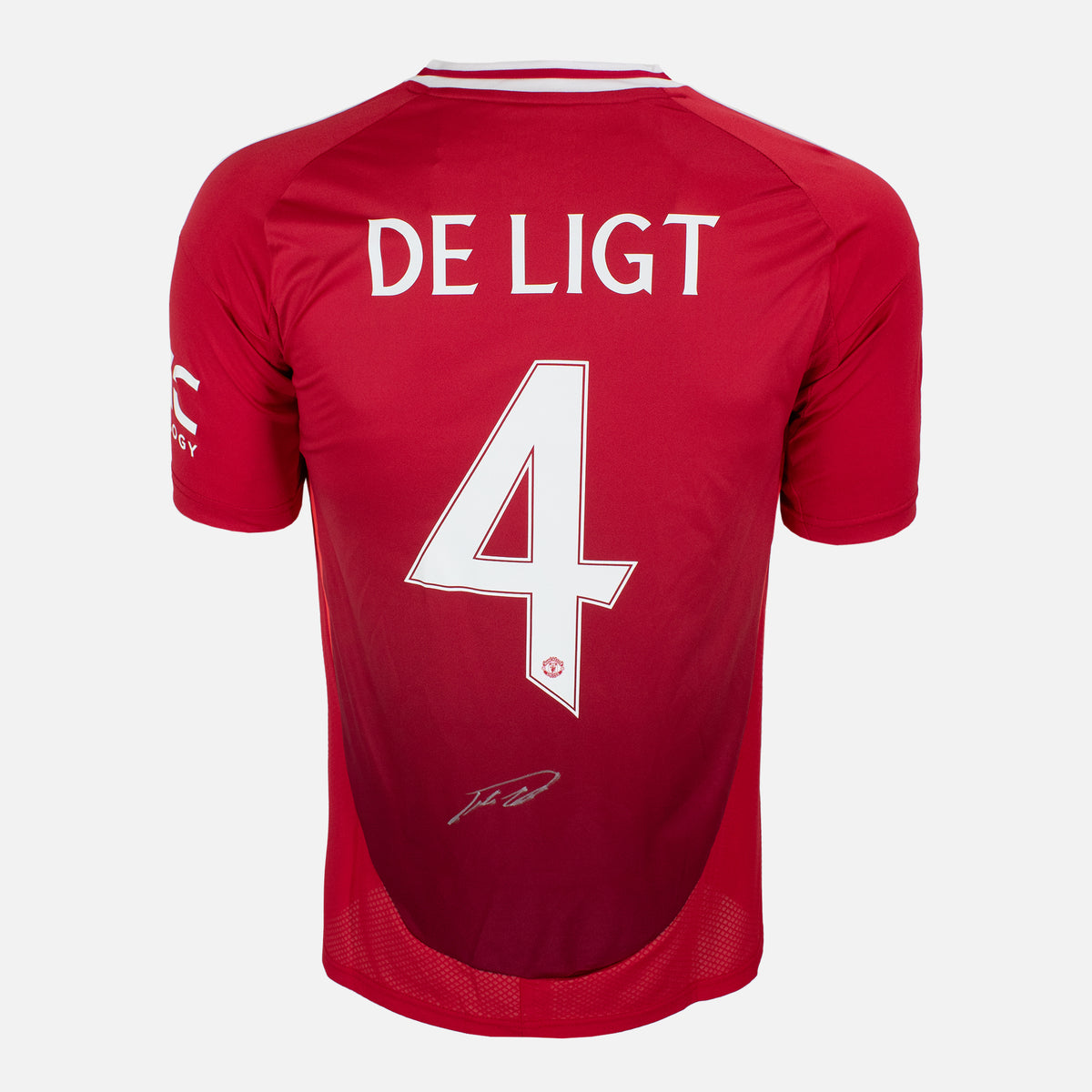 De Ligt Signed Shirt, Manchester United 2024-25 Home [4] — Manchester United signed shirt from the 2024 to 2025 season | The Vault