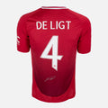 De Ligt Signed Shirt, Manchester United 2024-25 Home [4]