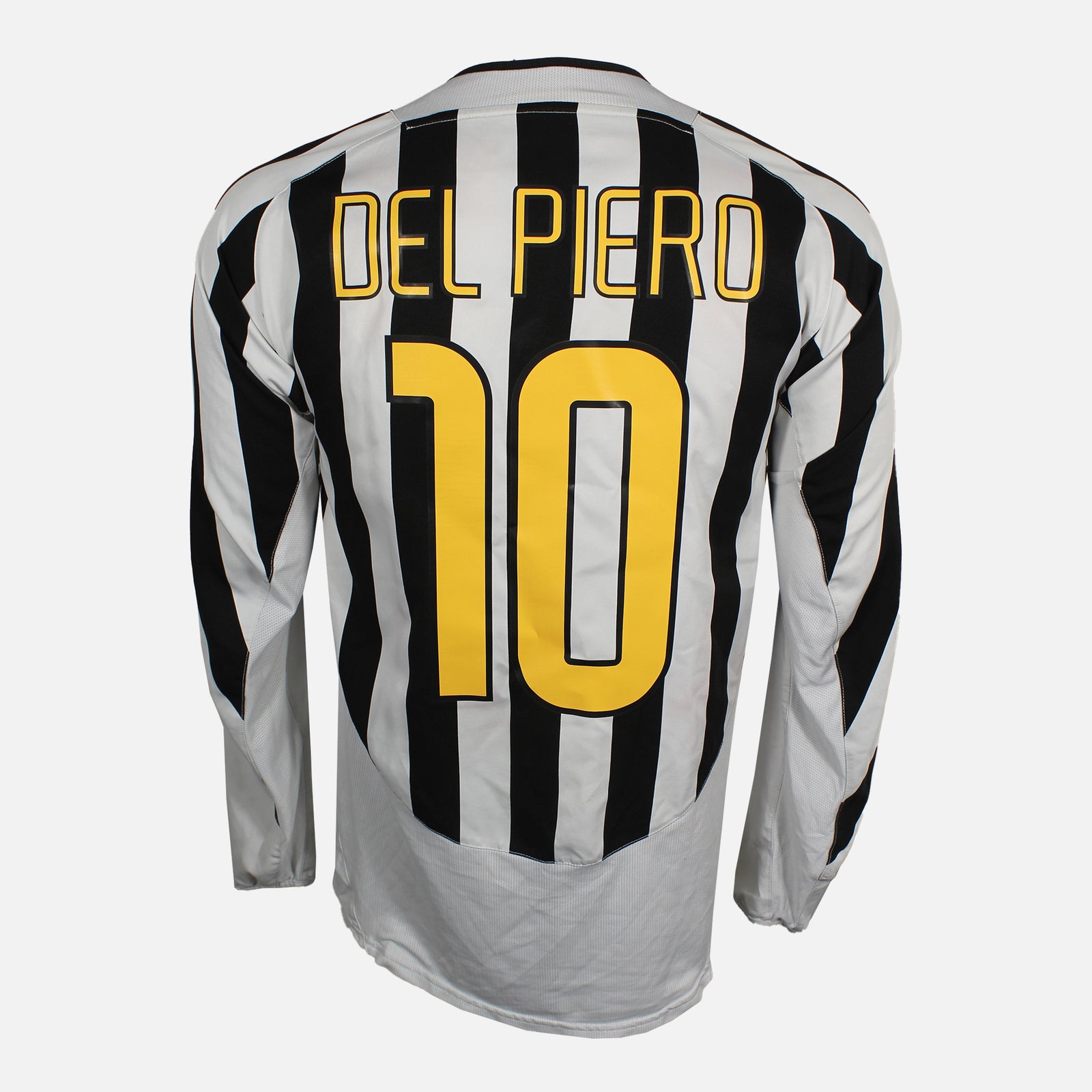 2003-04 Juventus Home Shirt Del Piero 10 long sleeve [Good] L