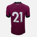 2022-23 Derby County Third away Shirt Player Issue 21 [Perfect] M