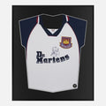 Framed Di Canio Signed Shirt, West Ham Retro Away [Lite]