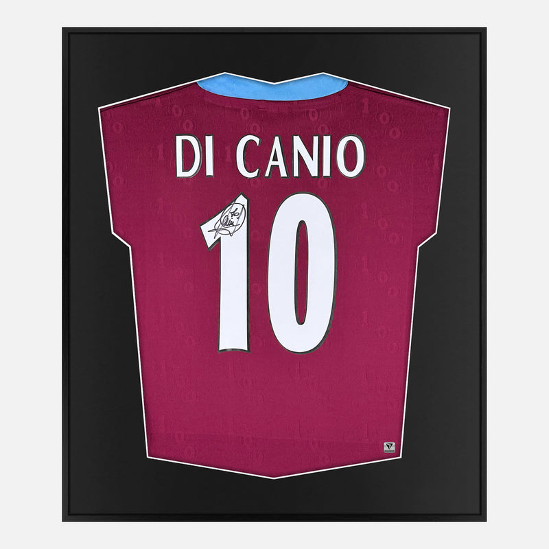 Framed Paolo Di Canio Signed West Ham United Shirt 1995 Home [Mini]