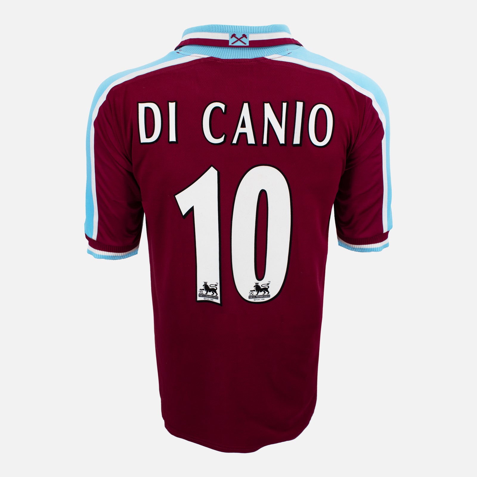 FILA West Ham United DI CANIO 10 シャツ 1999-01 West Ham Away Shirt Di Canio #10 - 8/10 - (L)