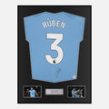 Framed Ruben Dias Signed Manchester City Shirt Home 2023-24 [Classic]