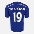 Diego Costa Signed Chelsea Shirt 2014-15 Home [19]