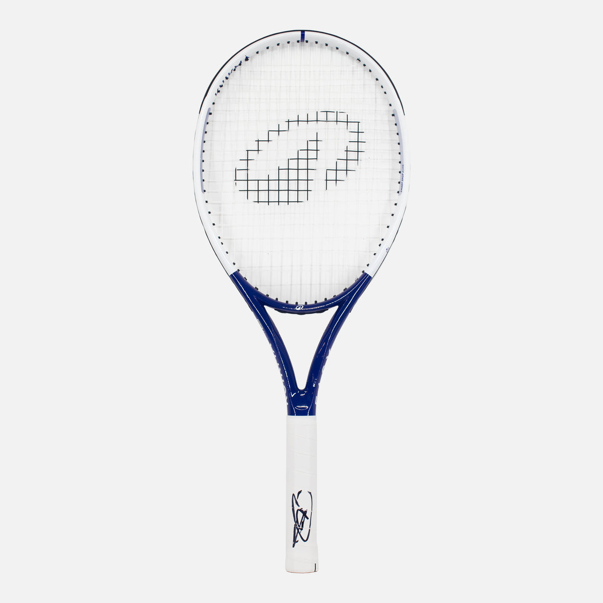 Novak Djokovic Signed Tennis Racket Blue/White — Protect and present your signed racket | The Vault