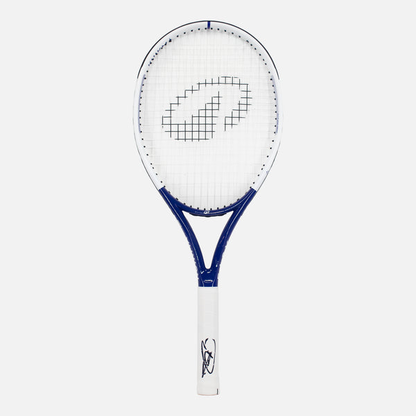 Novak Djokovic Signed Tennis Racket Blue/White