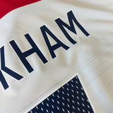 2003-05 England Home Shirt Beckham 7 [Excellent] XL