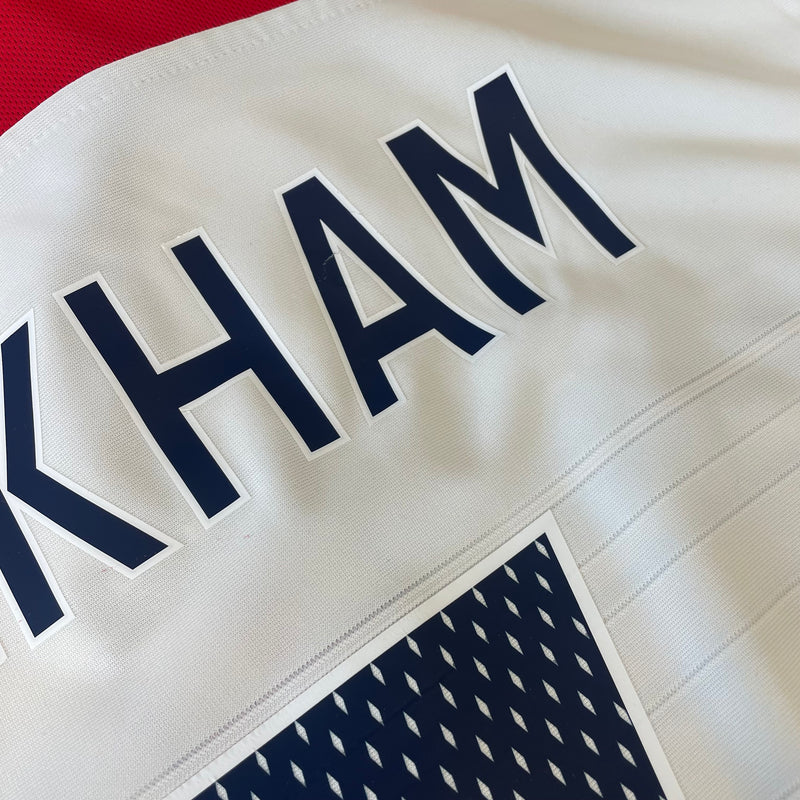 2003-05 England Home Shirt Beckham 7 [Excellent] XL