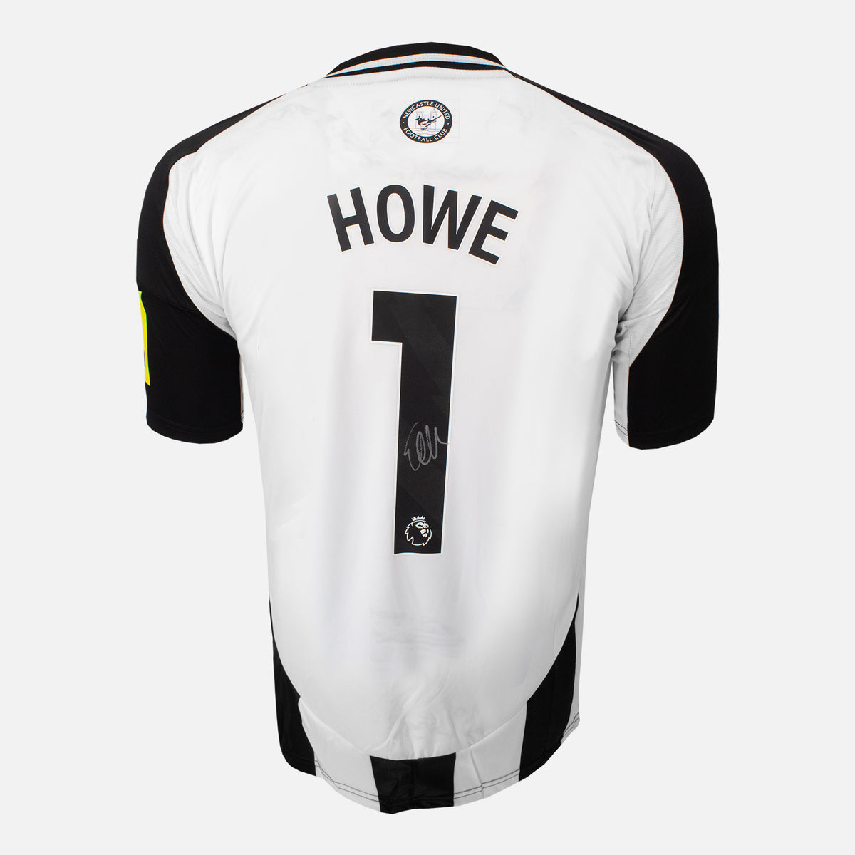 Eddie Howe Signed Newcastle United Shirt 2024-25 Home [1] — Newcastle United signed shirt from the 2024 to 2025 season | The Vault