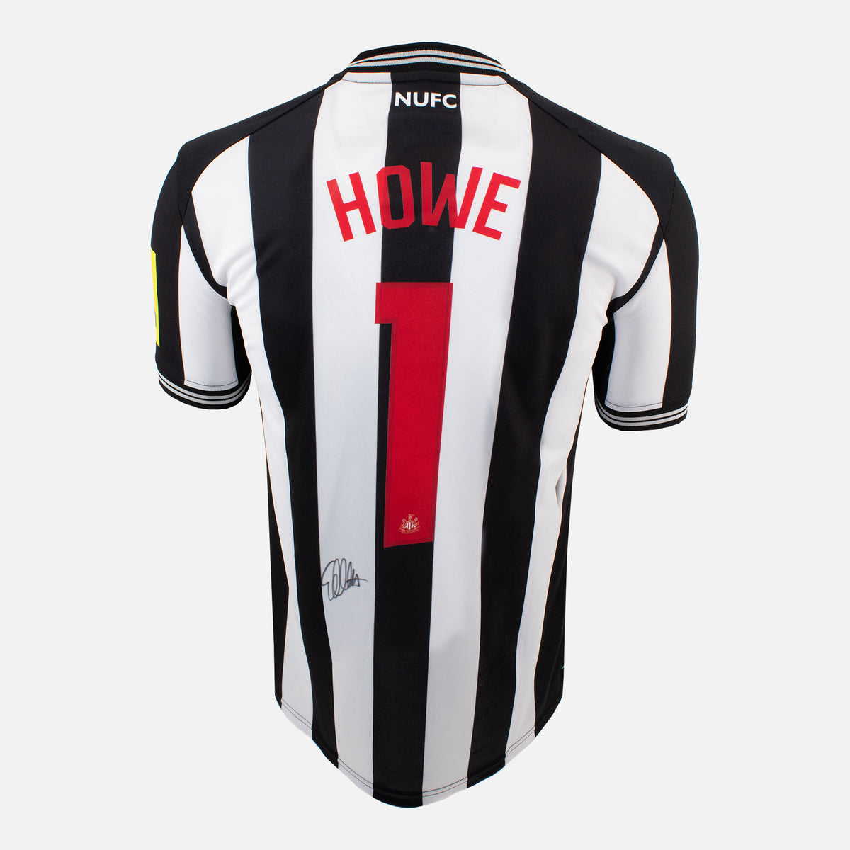 Eddie Howe Signed Newcastle United Shirt 2023-24 Home [1] — Newcastle United signed shirt from the 2023 to 2024 season | The Vault