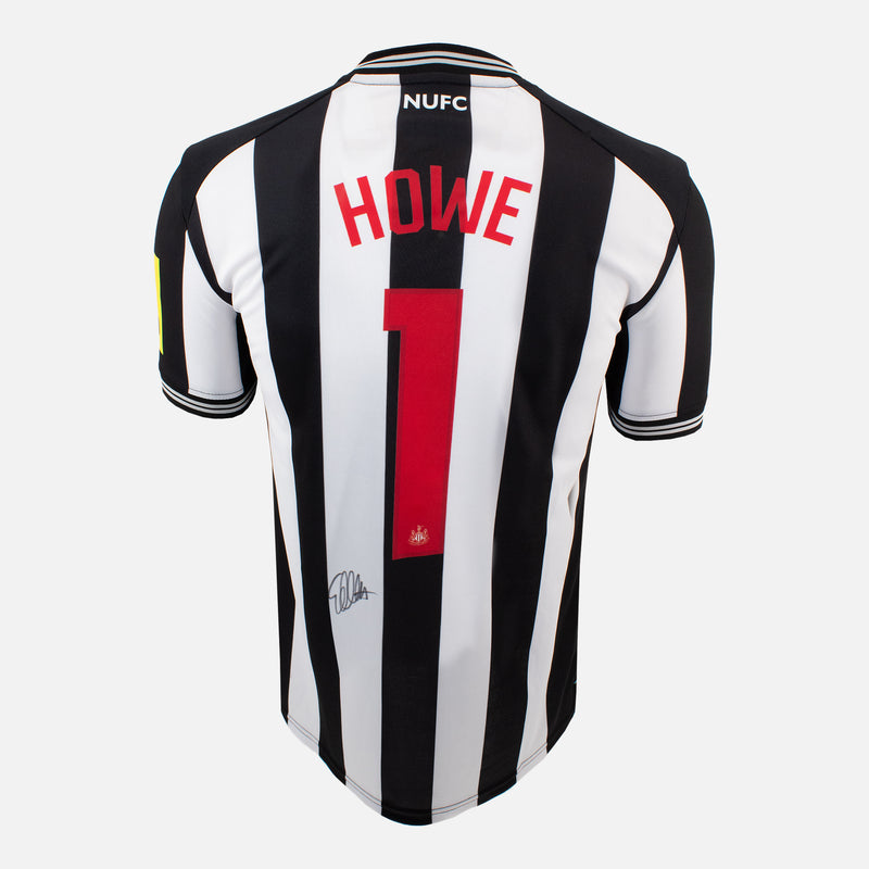 Eddie Howe Signed Newcastle United Shirt 2023-24 Home [1]