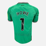 Eddie Howe Signed Newcastle United Shirt 2023-24 Away [1]