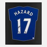 Framed Hazard Signed Shirt, Chelsea Home 17 [Lite]