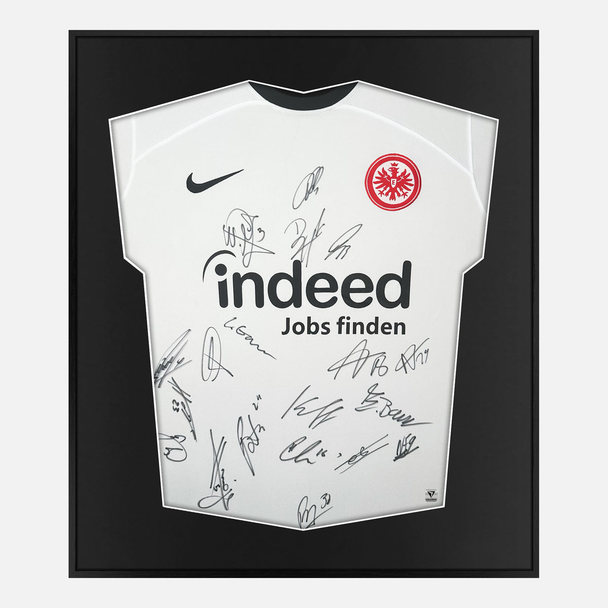 Framed Eintracht Frankfurt Signed Shirt, Third away [Lite] — Authentic signature with NFC and COA | The Vault
