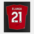 Framed Elanga Signed Nottingham Forest [Lite]