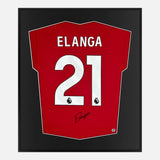 Framed Elanga Signed Nottingham Forest [Mini]