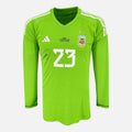 Emiliano Martinez Signed Argentina Shirt Goalkeeper World Cup [Front]