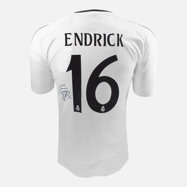 Endrick Signed Real Madrid Shirt 2024-25 Home [16]