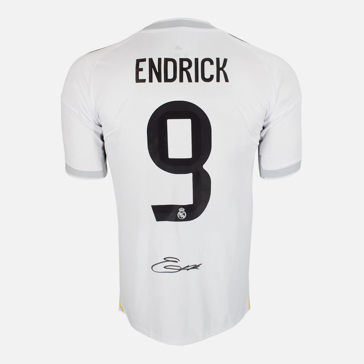 Endrick Signed Real Madrid Shirt 2025-26 Home [9] — Real Madrid signed shirt from the 2025 to 2026 season | The Vault