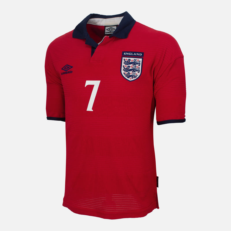 England 1999-01 Away Shirt Beckham 7 | Umbro