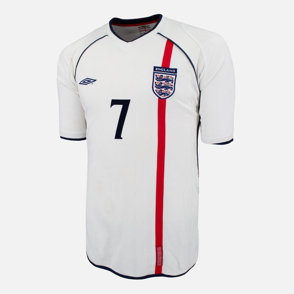2001-03 England Home Shirt Beckham 7 [Perfect] – alternate view