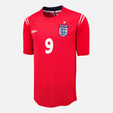 2004-06 England Away Shirt Rooney 9 [Excellent] L