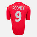 2004-06 England Away Shirt Rooney 9 [Excellent] L