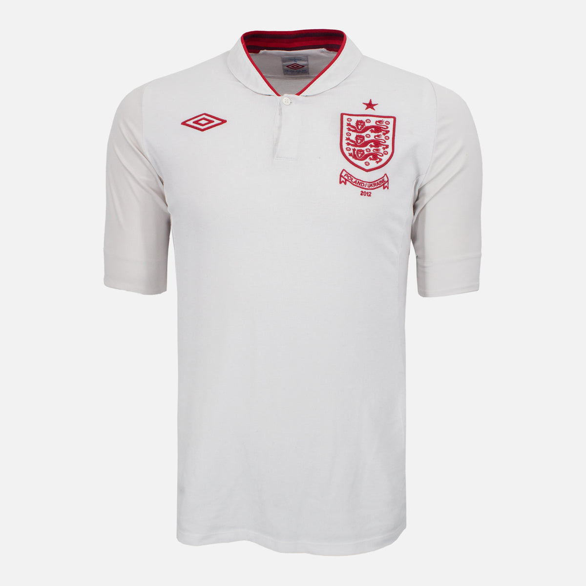 Euro 2012 England Home Shirt Poland/Ukraine Edition [Excellent] L — Verified official England shirt, condition graded | The Vault