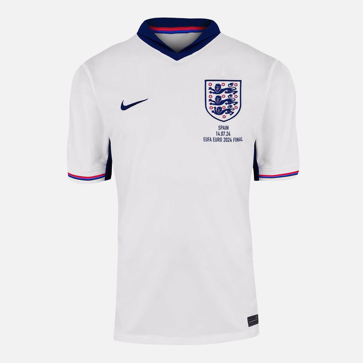 2024 England Home Shirt Euro Final Edition [New] — Authentic England home football shirt from the 2024 season | The Vault