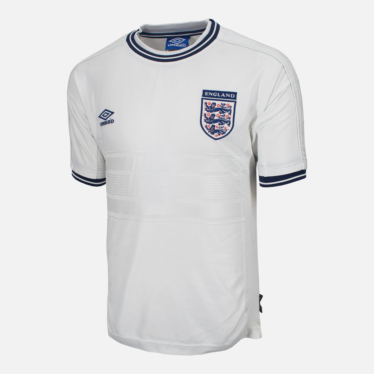 1999-01 England Home Shirt [Excellent] M — Original England home football shirt from the 1999-01 season | The Vault